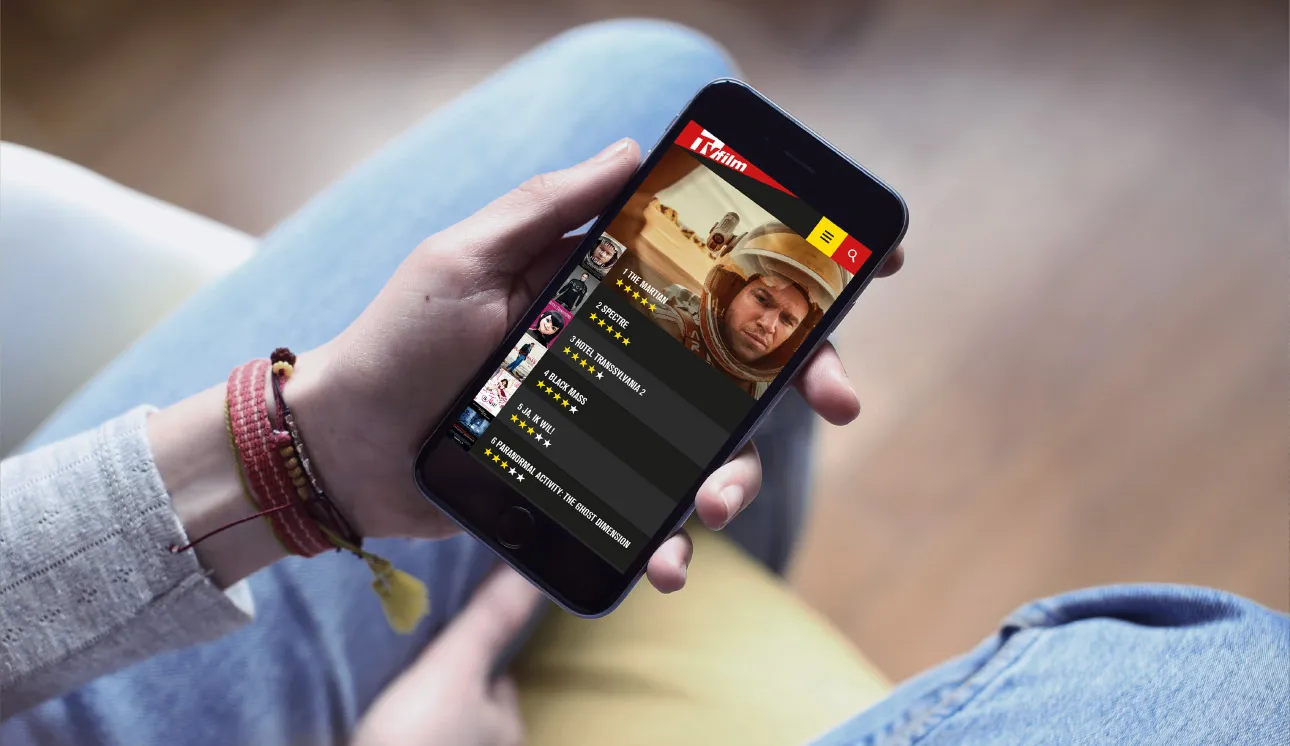 TVFilm top 10 on iPhone